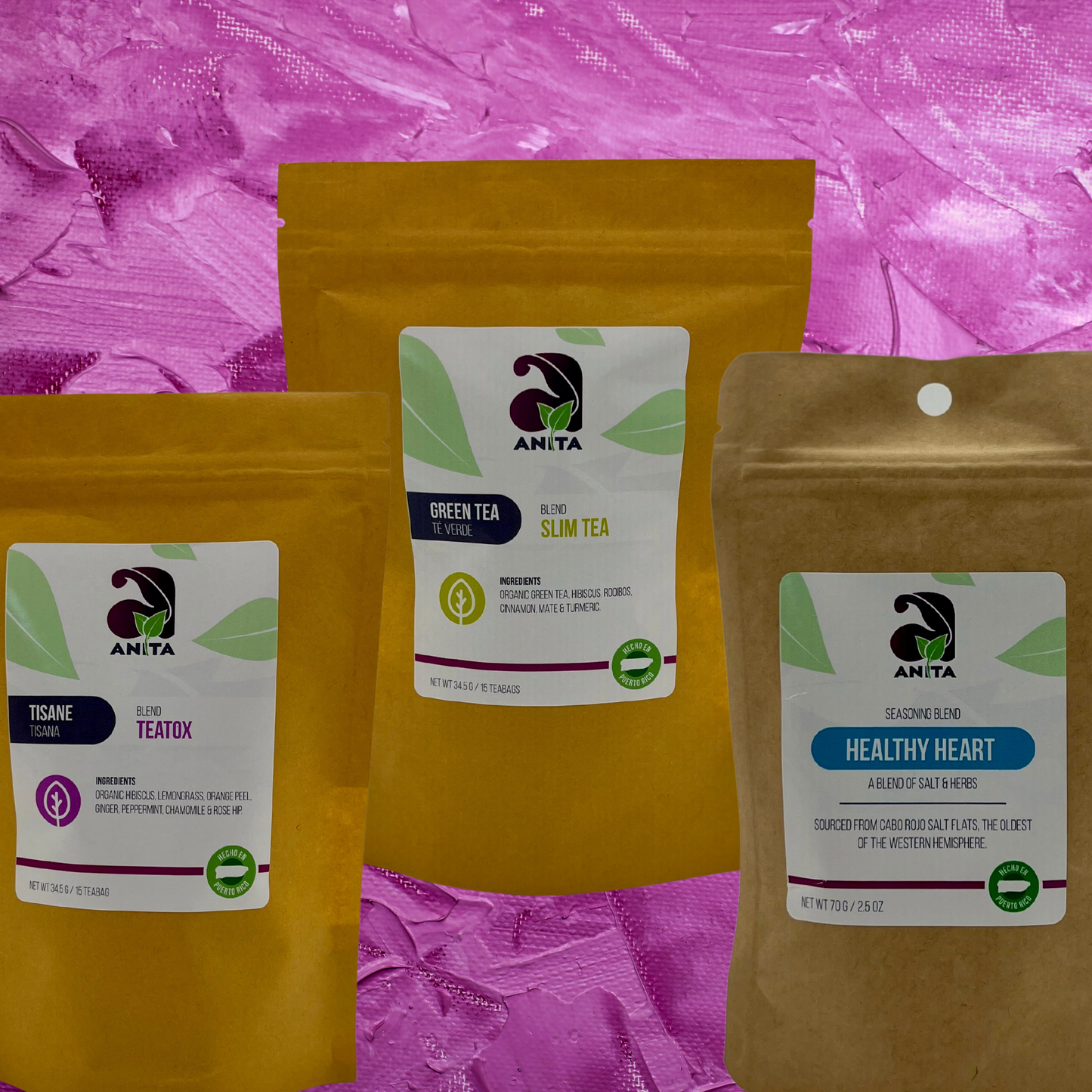 Mega Kit TEATOX 30bags + SLIM TEA 30bags + HEALTHY HEART